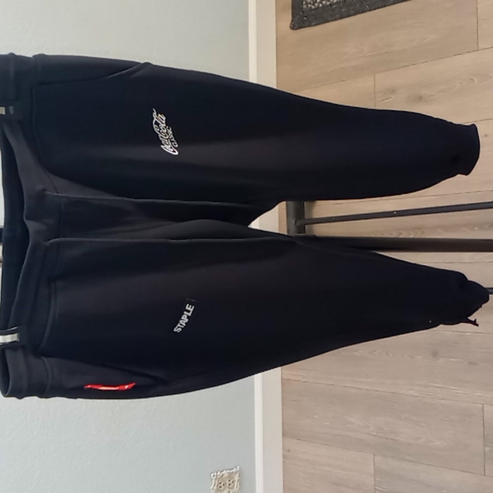 STAPLE PIGEON Joggers | Coca-cola Edition | Black | Large
